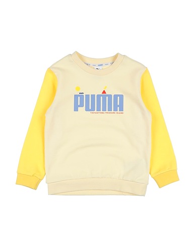 PUMA x TINY COTTONS Sweatshirt Yellow 96% Cotton, 4% Elastane
