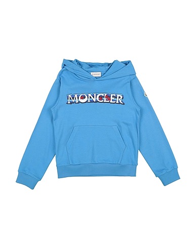 MONCLER Sweatshirt Azure 100% Cotton, Polyester