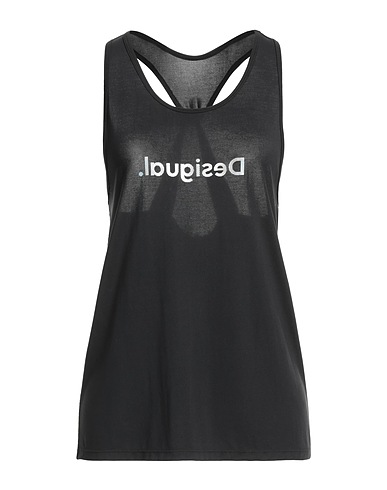 DESIGUAL Canotta Nero 66% Modal, 34% Poliestere