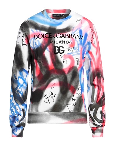 DOLCE&GABBANA Sweatshirt White 100% Cotton, Viscose, Polyester