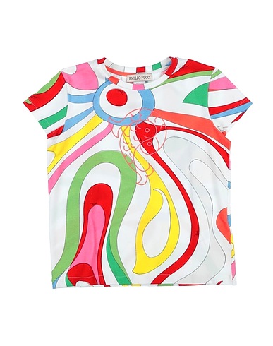 PUCCI T-shirt White 94% Cotton, 6% Elastane