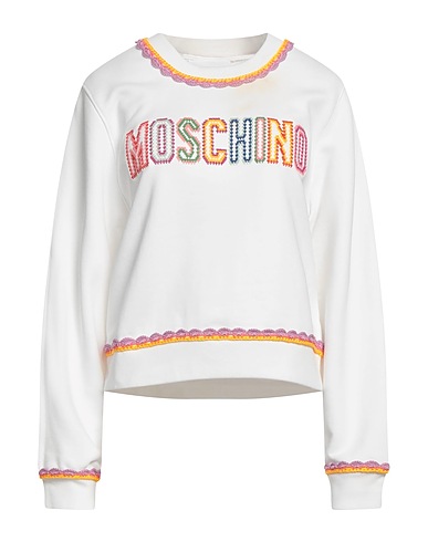 MOSCHINO Sweatshirt White 100% Cotton