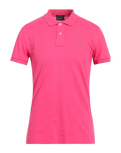 GANT Μπλουζάκι Polo Φούξια 100% Βαμβάκι