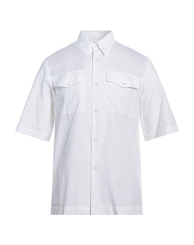 DRIES VAN NOTEN Solid colour shirt White 100% Cotton
