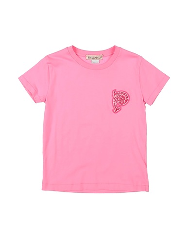 PUCCI T-Shirt Rosa 100% Baumwolle, Polyester, Glas