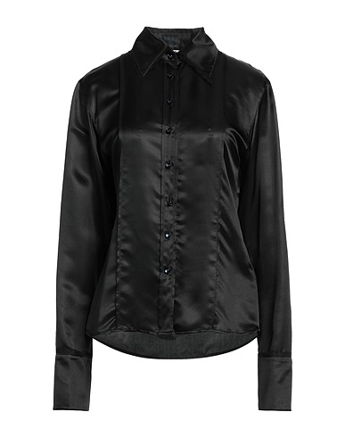 ACNE STUDIOS Camicie e bluse tinta unita Nero 75% Viscosa, 25% Seta