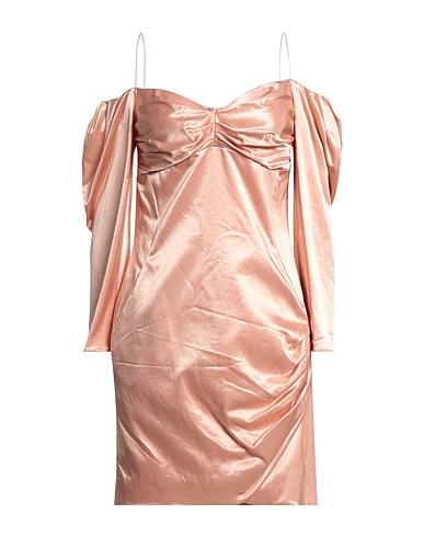 JUST CAVALLI Vestito corto Rosa chiaro 52% Cotone, 48% Viscosa