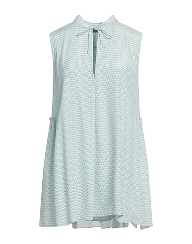 SLY010 Top Sky blue 70% Viscose, 30% Silk