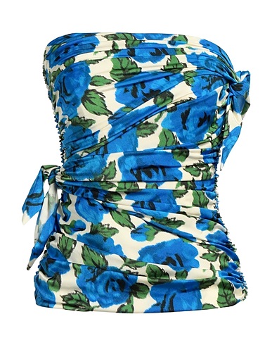 PHILOSOPHY di LORENZO SERAFINI Top Bright blue 80% Polyamide, 20% Elastane