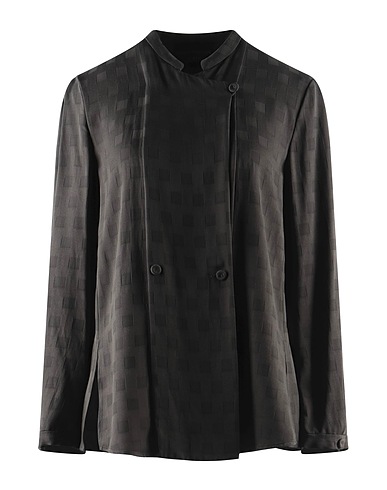 EMPORIO ARMANI Solid color shirts & blouses Lead 100% Viscose