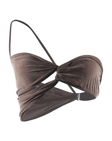 JACQUEMUS Bikini Brown 93% Cupro, 7% Elastane
