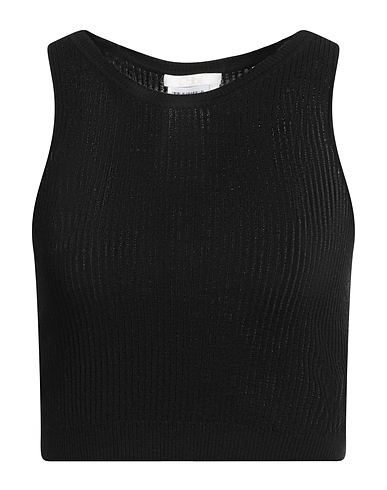 CHLOÉ Top Black 100% Wool, Polyamide, Elastane