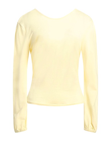 AG JEANS Top Pastel yellow 69% Cotton, 29% Modal, 2% Elastane