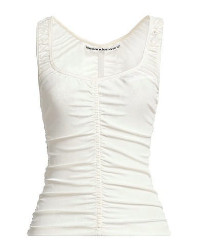 ALEXANDER WANG Top Cremeweiß 97% Viskose, 3% Elastan