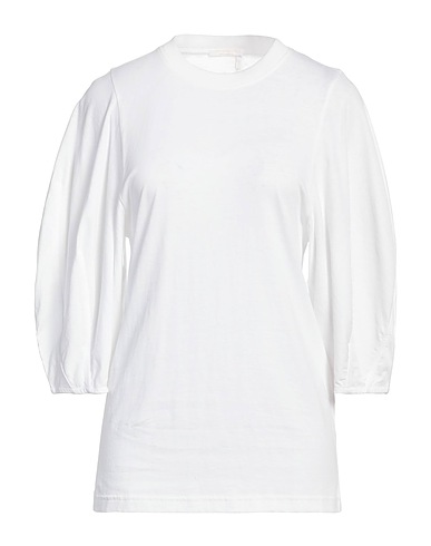 CHLOÉ T-shirt White 100% Cotton, Elastane