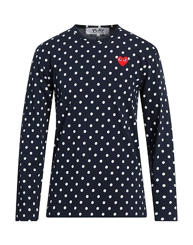 COMME des GARÇONS PLAY T-shirt Midnight blue 100% Cotton