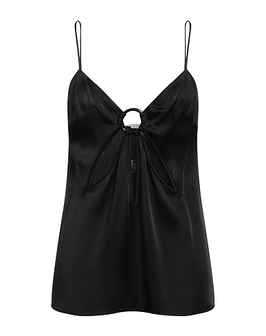 STELLA McCARTNEY Camisole Nero 64% Acetato, 36% Viscosa