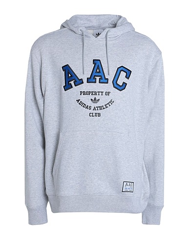 ADIDAS ORIGINALS Hooded track jacket  HACK AAC HOOD
 Light grey 100% Cotton