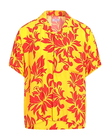 ERL Patterned shirt Mandarin 51% EcoVero™ viscose, 49% Viscose