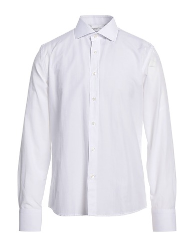 EGON von FURSTENBERG Solid color shirt White 100% Cotton