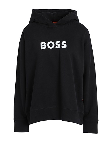 BOSS Hoodie Schwarz 97% Baumwolle, 3% Elastan