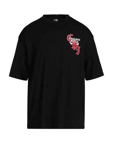 NEW ERA T-shirt NBA TEAM GRPHC BP OS TEE CHIBUL  
 Black 100% Cotton