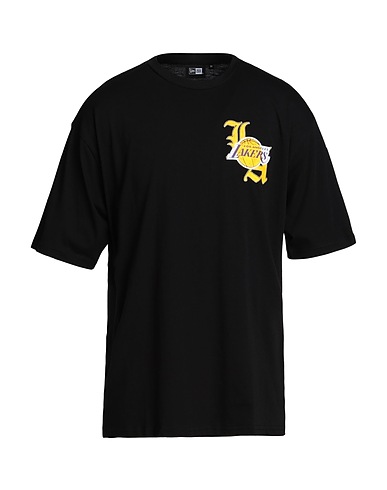 NEW ERA T-shirt NBA TEAM GRPHC BP OS TEE  Black 100% Cotton