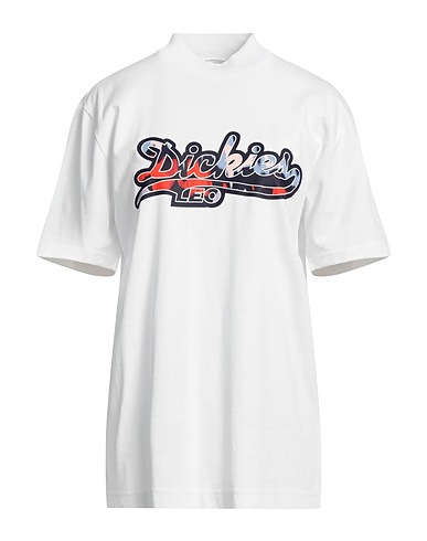 DICKIES T-shirt Bianco 100% Cotone