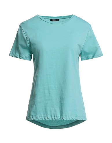 CRISTINAEFFE Basic T-shirt Turquoise 100% Cotton