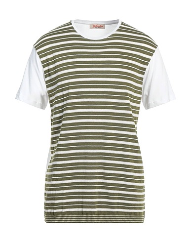 GABARDINE T-shirt Verde militare 100% Cotone