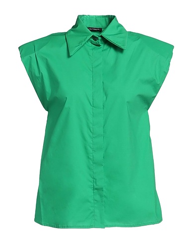CRISTINAEFFE Camicie e bluse tinta unita Verde 100% Cotone