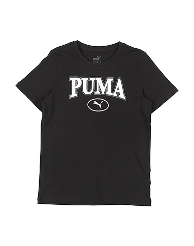 PUMA T-shirt PUMA SQUAD Tee B
 Black 100% Cotton, Polyester