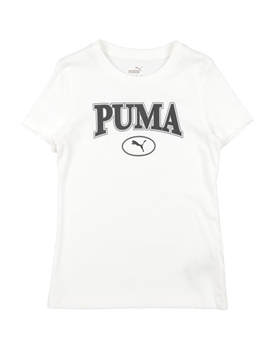 PUMA T-shirt PUMA SQUAD Graphic Tee G
 Off white 100% Cotton, Polyester