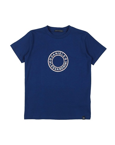 DANIELE ALESSANDRINI T-shirt Midnight blue 90% Cotton, 10% Elastane
