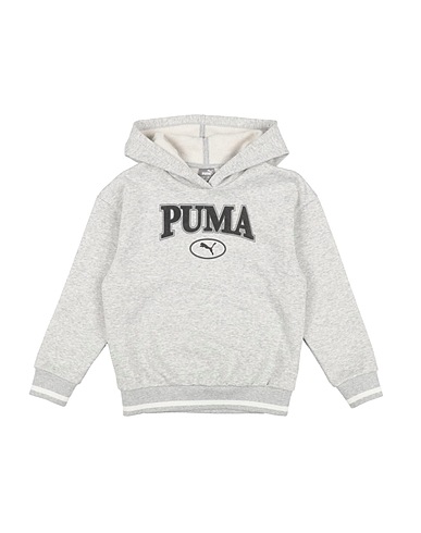 PUMA Sweatshirt PUMA SQUAD Hoodie FL G
 Light grey 66% Cotton, 34% Polyester, Elastane