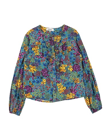 DIXIE Patterned shirts & blouses Deep teal 100% Viscose