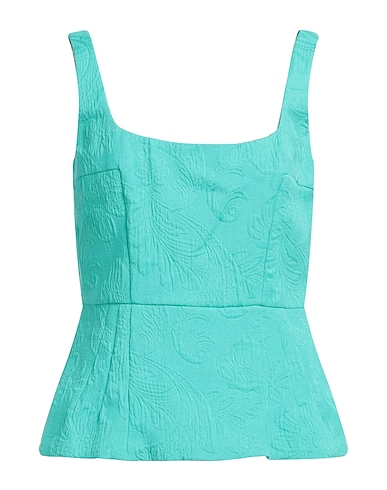LIVIANA CONTI Top Turquoise 100% Cotton