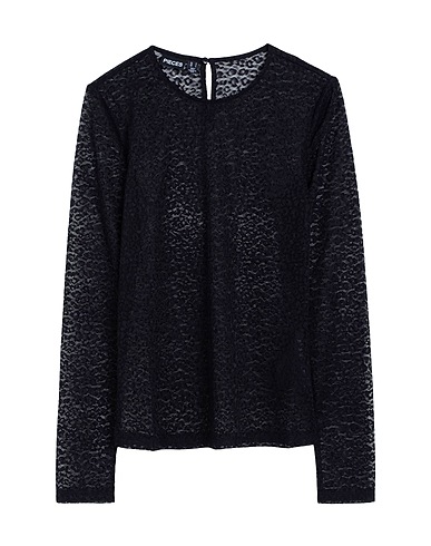 PIECES Top Black 90% Nylon, 10% Elastane