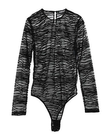 MINUIT TOPWEAR Nero 100% Poliammide