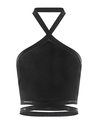 ALEXANDER WANG Top 53% Viscose, 43% Polyamide, 4% Élasthanne