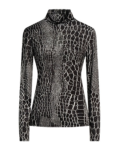 LIU •JO Shirts Black 93% Polyester, 7% Elastane