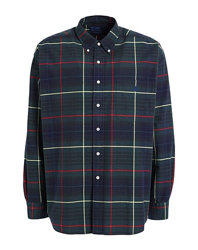 POLO RALPH LAUREN チェック柄シャツ グリーン オーガニックコットン 100%
