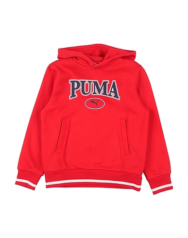 PUMA Sweatshirt PUMA SQUAD Hoodie FL B
 Red 66% Cotton, 34% Polyester