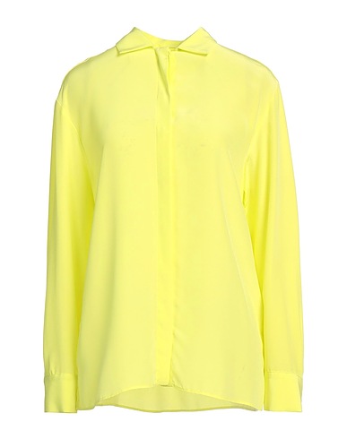 LIVIANA CONTI Silk shirts & blouses Lime green 100% Silk