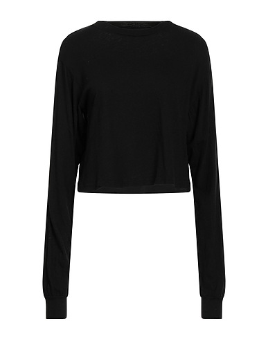 JOHN ELLIOTT Crop top Black 100% Cotton