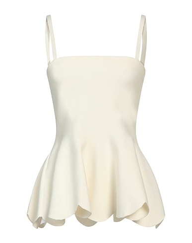 ROCHAS Top Ivory 67% Viscose, 29% Polyester, 3% Polyamide, 1% Elastane