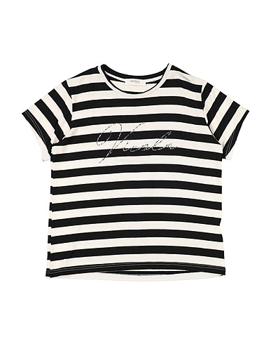 VICOLO T-shirt Black 65% Viscose, 35% Elastane