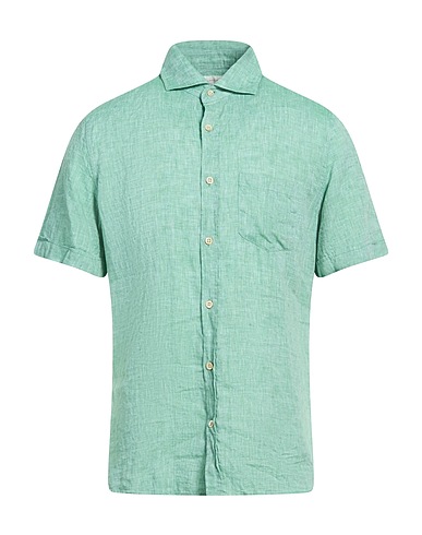 GLANSHIRT Linen shirt BY SLOWEAR Green 100% Linen