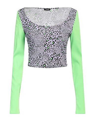VERSACE T-shirt Lilac 96% Viscose, 4% Elastane
