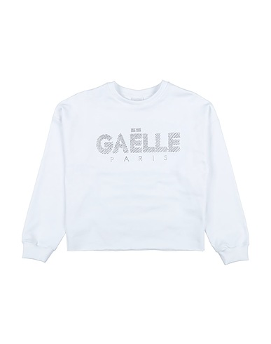 GAëLLE Paris Sweatshirt White 95% Cotton, 5% Elastic fibres